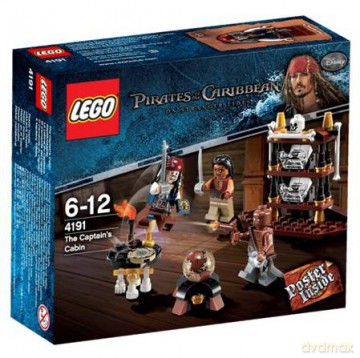 LEGO 95 Piraci z Karaibów - Kajuta kapitana (Disney) 4191 [KLOCKI]