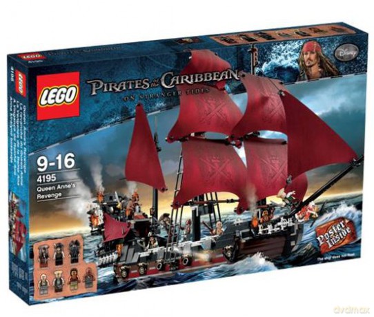 LEGO 1097 Piraci z Karaibów - Zemsta królowej anny (Disney) 4195 [KLOCKI]
