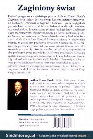 Zaginiony świat - Arthur Conan Doyle [KSIĄŻKA]