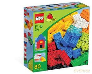 LEGO 80 DUPLO Klocki podstawowe deluxe 6176 [KLOCKI]