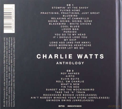 Charlie Watts: Anthology [2CD]
