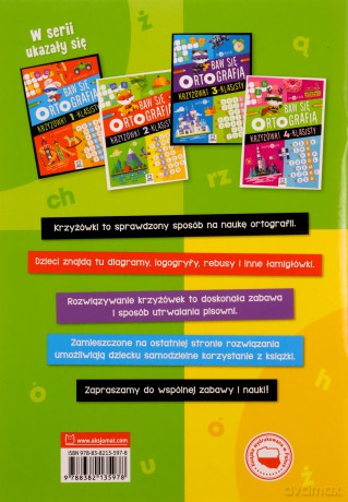 Baw się ortografią. Krzyżówki 2-klasisty [KSIĄŻKA]