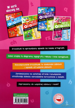 Baw się ortografią. Krzyżówki 4-klasisty [KSIĄŻKA]