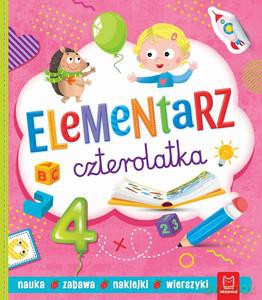 Elementarz czterolatka. Nauka. Zabawa. Naklejki - Agnieszka Bator [KSIĄŻKA]