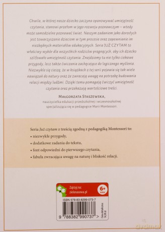 Już czytam Montessori. Wycieczka do lasu - Katarzyna Wierzbicka [KSIĄŻKA]