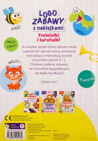 Logozabawy z naklejkami. Trelelelki i turutulki - Ewelina Protasewicz [KSIĄŻKA]