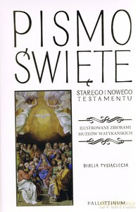 Pismo Święte Starego i Nowego Testamentu ilustrowane zbiorami muzeów watykańskich Biblia Tysiąclecia (biała) [KSIĄŻKA]