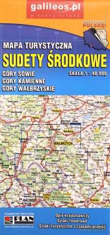 Sudety Środkowe - mapa 2023 [KSIĄŻKA]