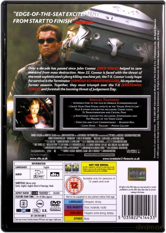 Terminator 3: Rise Of The Machines (Terminator 3: Bunt maszyn) [DVD]
