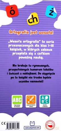 Wesoła ortografia. Ćwiczenia z naklejkami. Klasa 2 - Bogusław Michalec [KSIĄŻKA]