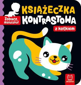 Zobacz, maluszku! Książeczka kontrastowa z kotkiem - Agnieszka Bator [KSIĄŻKA]