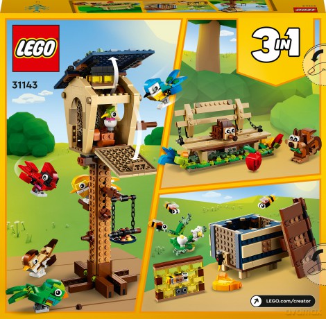 LEGO Creator Budka dla ptaków 3w1 (31143) [KLOCKI]