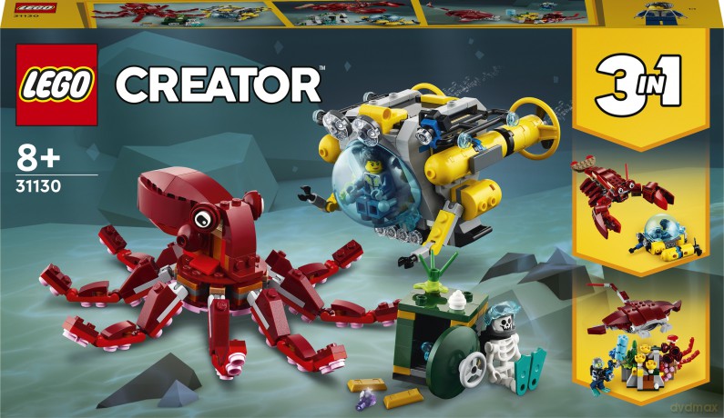 LEGO Creator Wyprawa po zatopiony skarb 3w1 (31130) [KLOCKI]