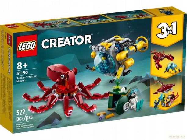 LEGO Creator Wyprawa po zatopiony skarb 3w1 (31130) [KLOCKI]
