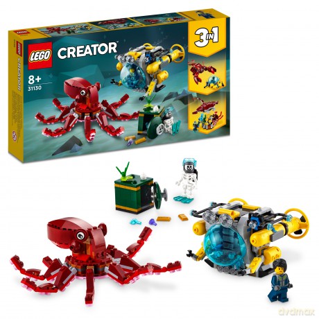 LEGO Creator Wyprawa po zatopiony skarb 3w1 (31130) [KLOCKI]