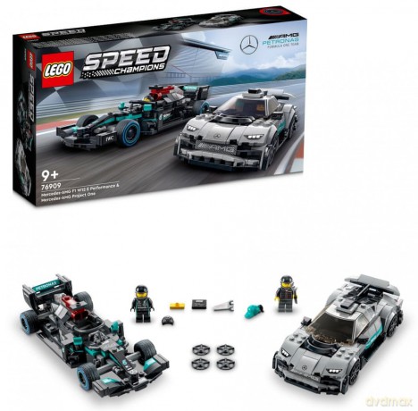LEGO Speed Champions Mercedes-AMG F1 W12 E Performance i Mercedes-AMG ONE (76909) [KLOCKI]