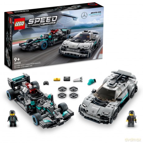 LEGO Speed Champions Mercedes-AMG F1 W12 E Performance i Mercedes-AMG ONE (76909) [KLOCKI]