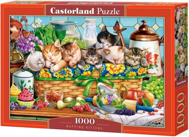 CASTORLAND 1000 el. Napping Kittens [PUZZLE]