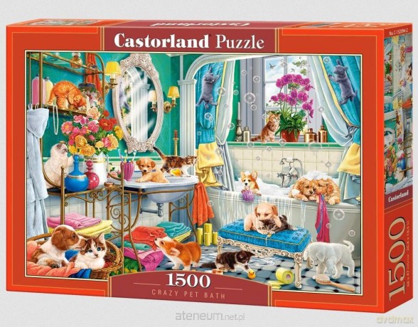 CASTORLAND 1500 el. Crazy Pet Bath [PUZZLE]