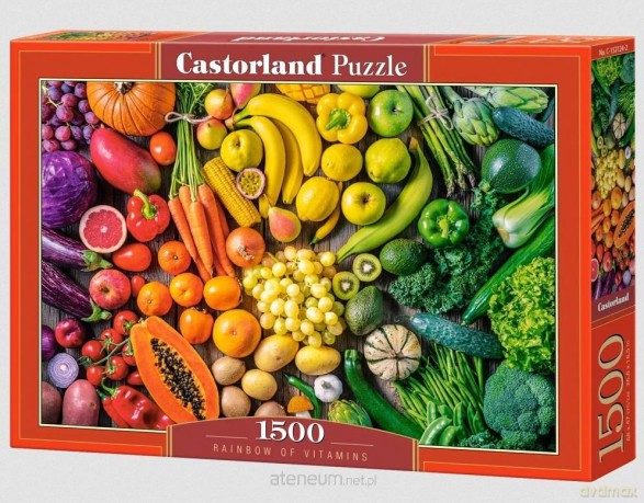 CASTORLAND 1500 el. Rainbow of Vitamins [PUZZLE]