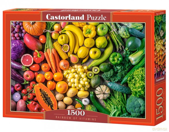 CASTORLAND 1500 el. Rainbow of Vitamins [PUZZLE]