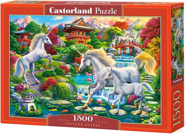 CASTORLAND 1500 el. Unicorn Garden [PUZZLE]