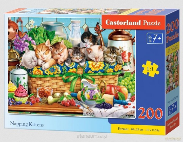 CASTORLAND 200 el. Napping Kittens [PUZZLE]