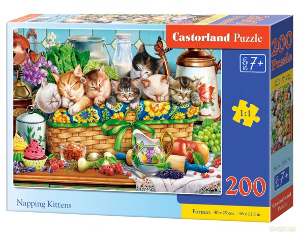 CASTORLAND 200 el. Napping Kittens [PUZZLE]