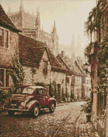 Diamentowa mozaika - Stare Miasto 40x50 cm