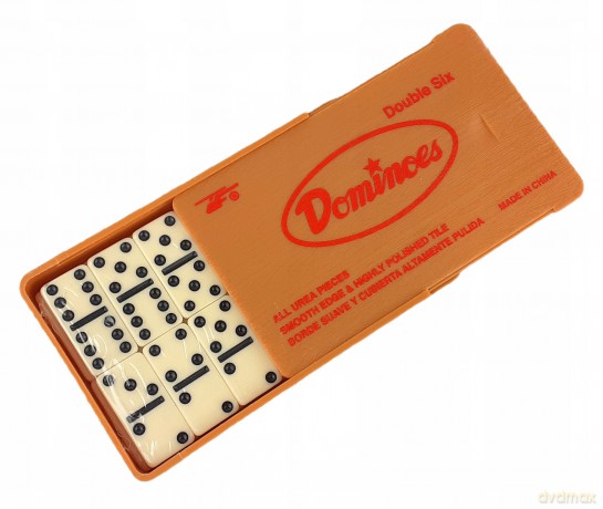 Domino kościane w plastikowym pudełeczku [GRA]