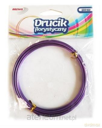 Druciki florystyczne 3mx2mm fioletowe