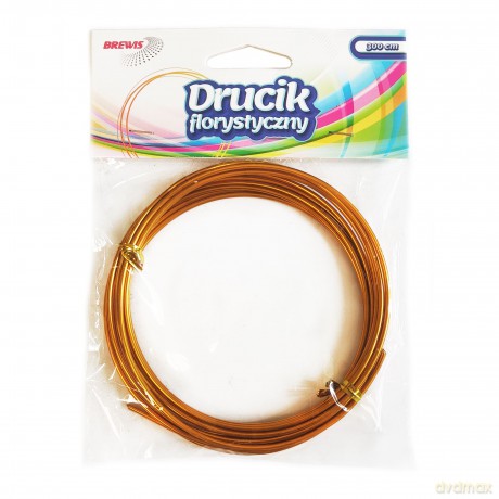 Druciki florystyczne 3mx2mm złote