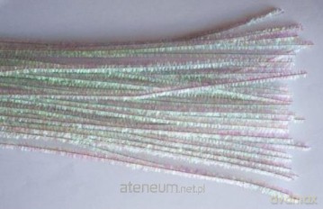 Druciki kreatywne białe 30 cm 40 szt