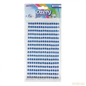 Dżety samoprzylepne niebieskie 4mm 240 szt