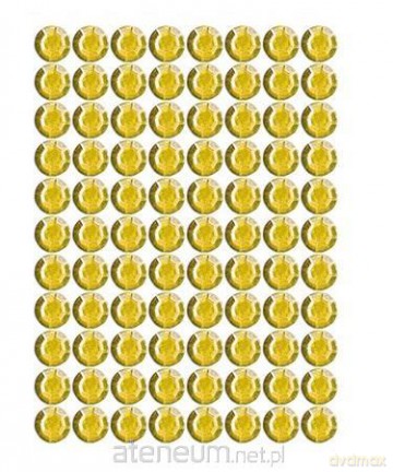 Dżety samoprzylepne złote 4mm 240 szt