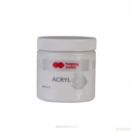 Farba akrylowa 500 ml biel tytanowa