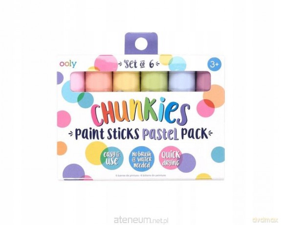 Farba w kredce Chunkies Paint Sticks pastel 6 szt.