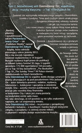 Osiemdziesiąt Dni Niebieskich - Vina Jackson  [KSIĄŻKA]