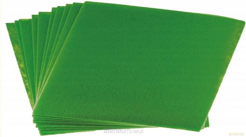 Filc A4 ciemnozielony 1mm 10 szt