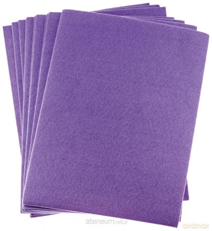 Filc A4 fioletowy 2mm 10 szt