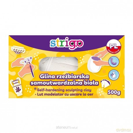 Glina rzeźbiarska biała 500g