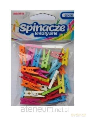 Klamerki kolorowe 7,5 cm 12 szt