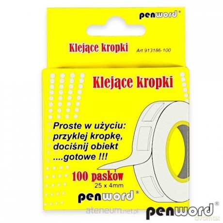 Klejące paski 100 pasków