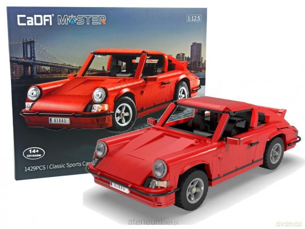 Klocki konstrukcyjne auto sportowe czerwone CADA [KLOCKI]
