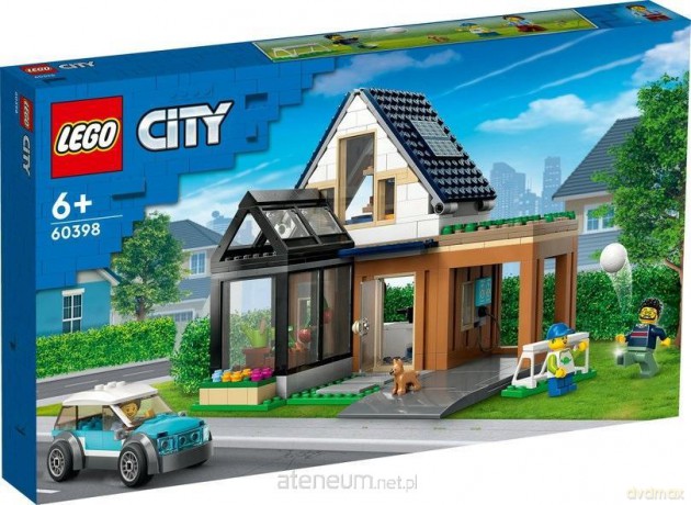 LEGO CITY Domek rodzinny i samochód (60398) [KLOCKI]