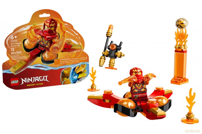 LEGO NINJAGO Smocza moc Kaia salto spin (71777) [KLOCKI]