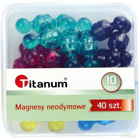 Magnesy neodymowe pionki 40 szt