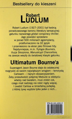 Ultimatum Bourne'a Wyd.Kieszonkowe - Robert Ludlum  [KSIĄŻKA]