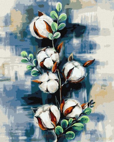 Malowanie po numerach - Bawełna 40x50 cm