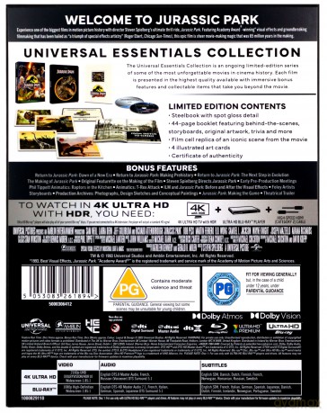 Park Jurajski 30 rocznica (steelbook) [Blu-Ray 4K]+[Blu-Ray]